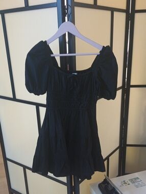 Sunday Best Milkmaid Babydoll Mini Dress